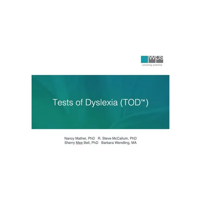 (TOD®) Tests of Dyslexia
