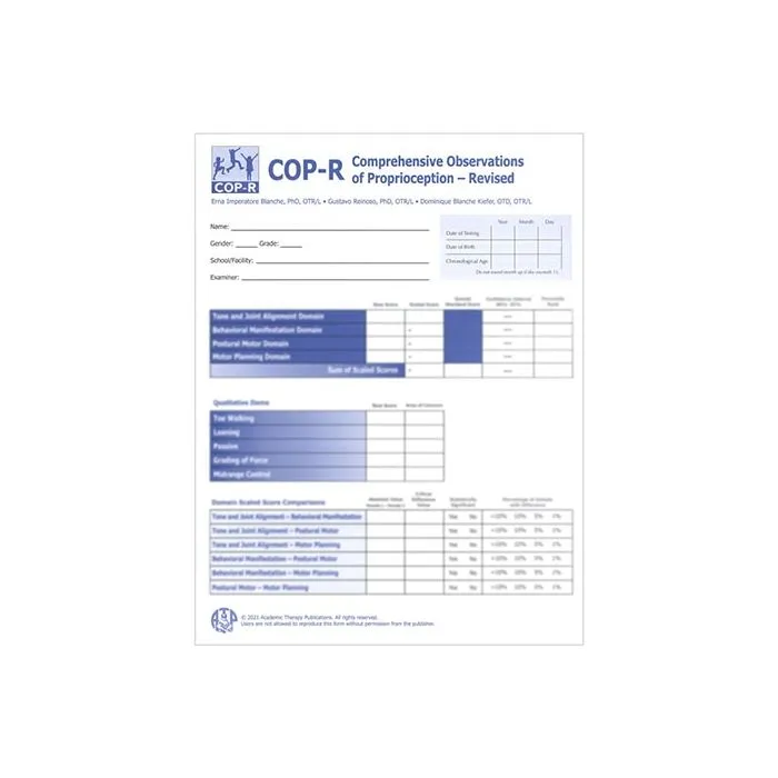 SOSI-M COP-R Form (Pack of 25)