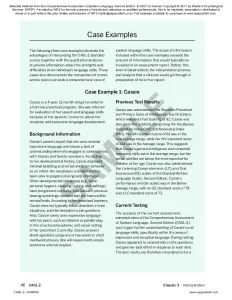 CASL-2 Manual Case Examples