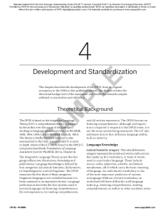 OPUS Manual Chapter 4