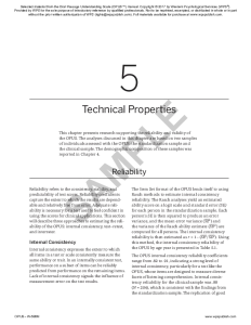 OPUS Manual Chapter 5