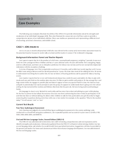 OWLS-II Case Example