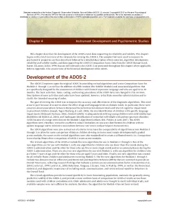 ADOS-2 Manual Chapter 4