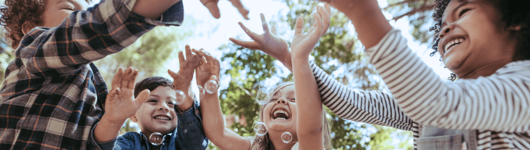 Children playing in a park
